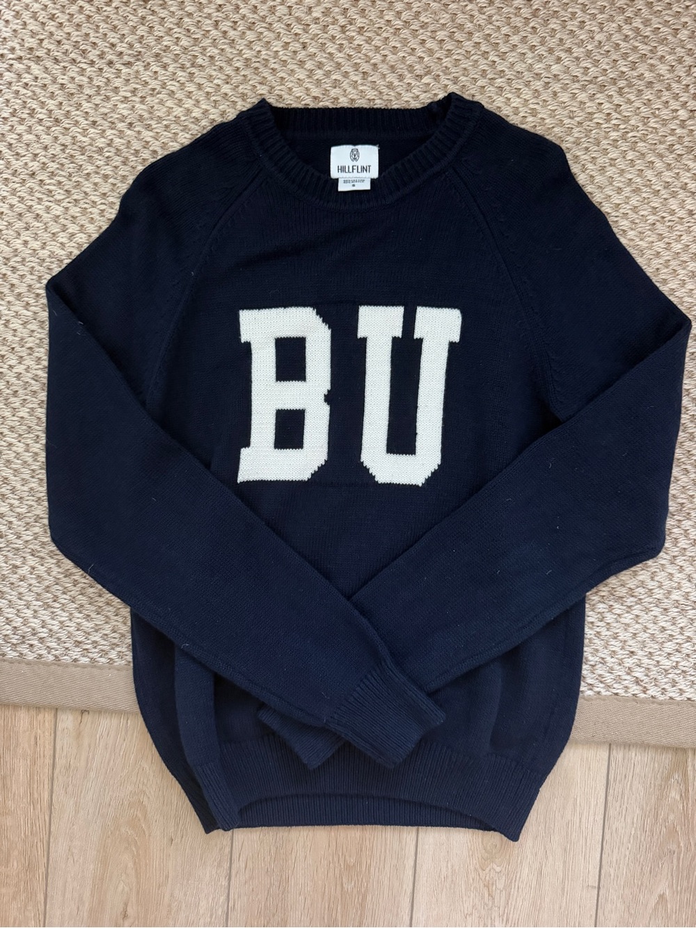 Men's Navy Hillflint Butler University Crewneck Sweater